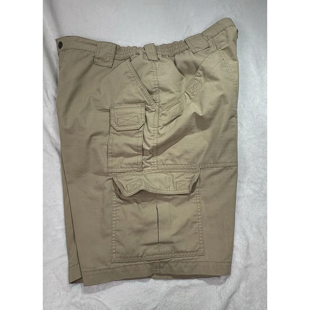 5.11 Tactical Cargo Shorts Men's 38 Khaki Utility Outdoors Hiking Rugged Sturdy